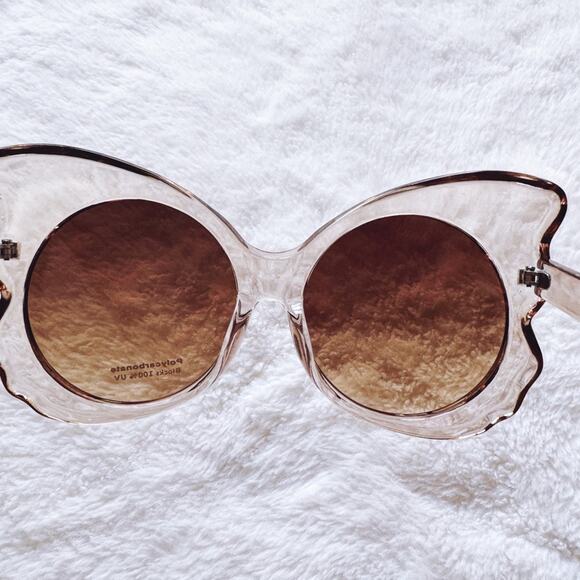 Eliza Brown Butterfly-shaped Sunglasses - Picture 10 of 13